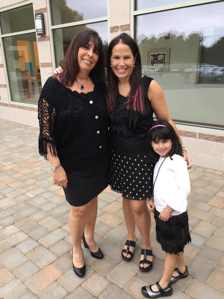 Mel and her mom and family