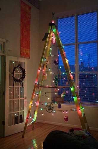 christmas ladder tree