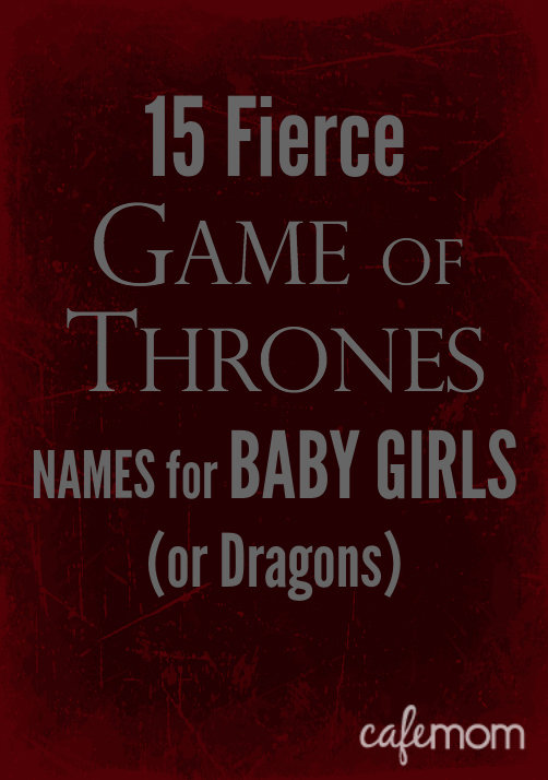 game of thrones baby names