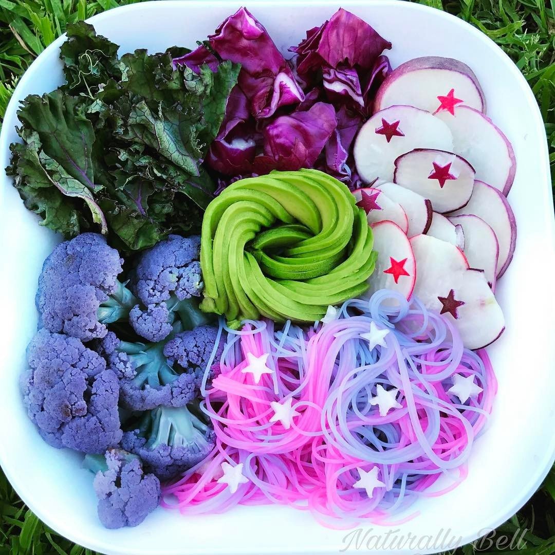 colorful noodles