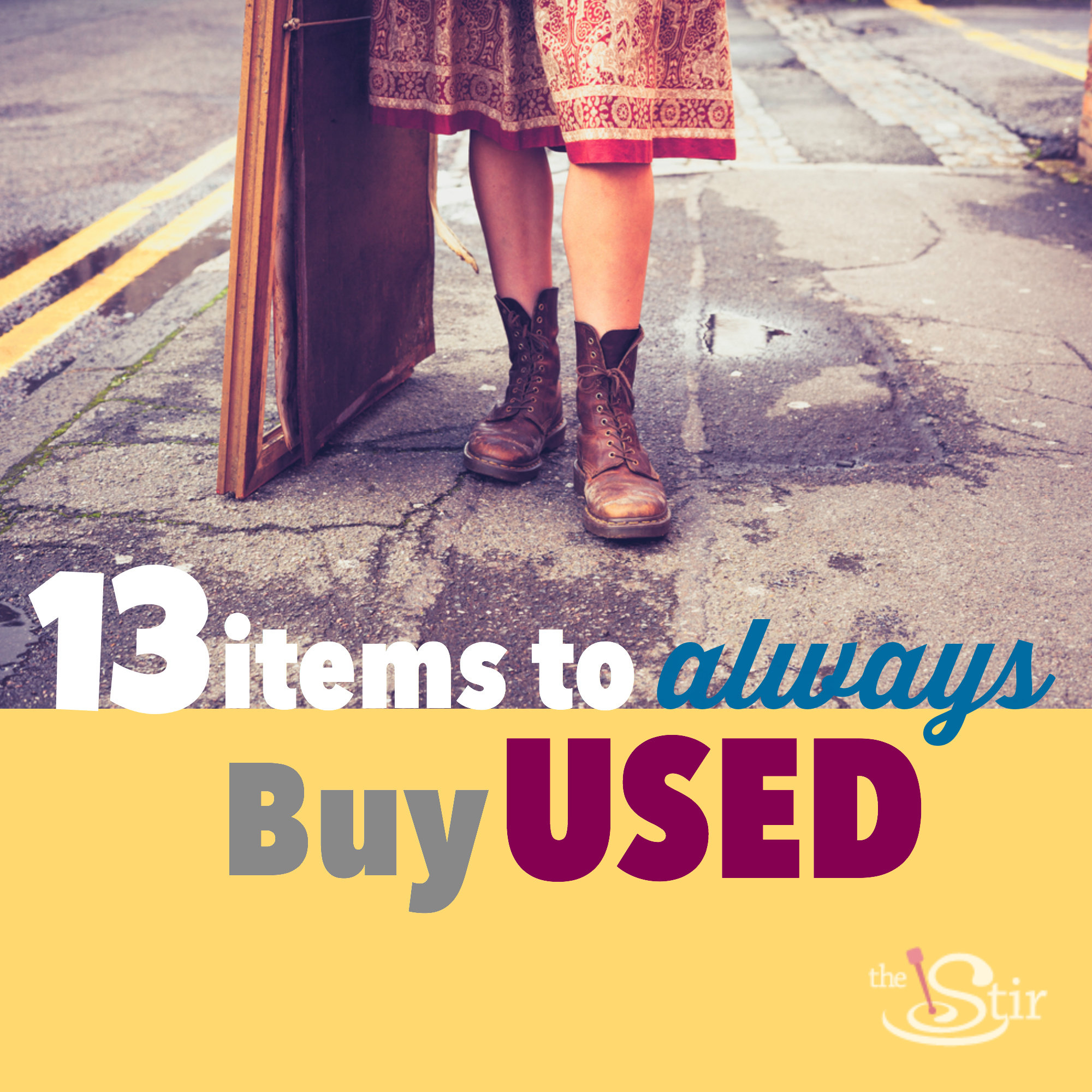 things to always buy used