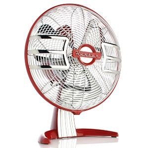 hunter red retro fan