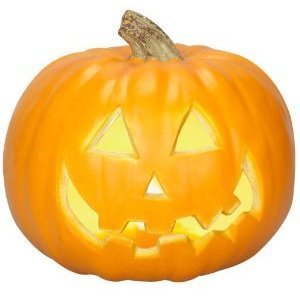 fake jack o lantern
