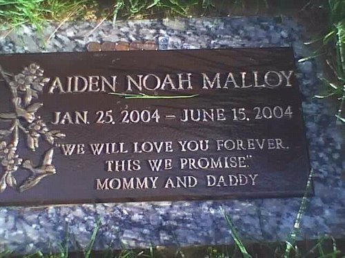 baby's tombstone