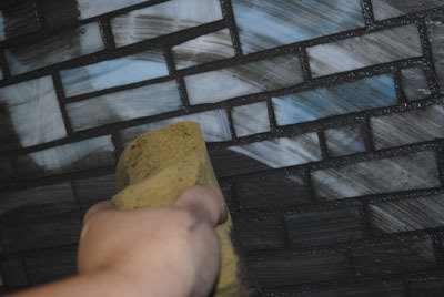 grout mosaic
