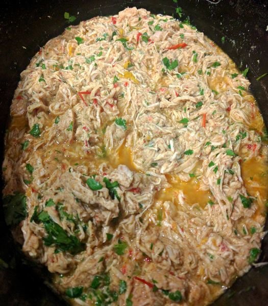 Slow-cooker tequila lime chicken
