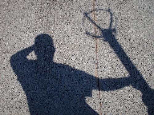 man shadow