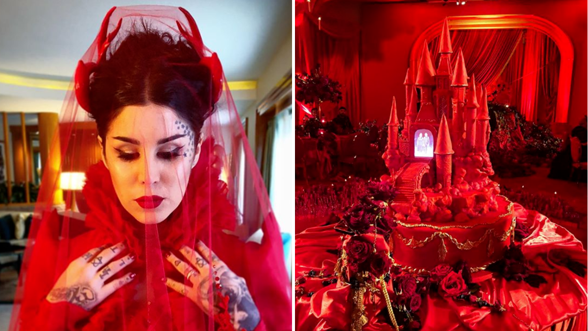 30 breathtaking photos of Kat Von D's gothic wonderland wedding