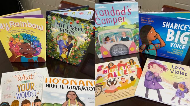 Books recommended by the Montgomery County Public Schools for students to read.