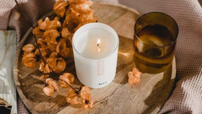 Aery Sakura Blossom Scented Candle