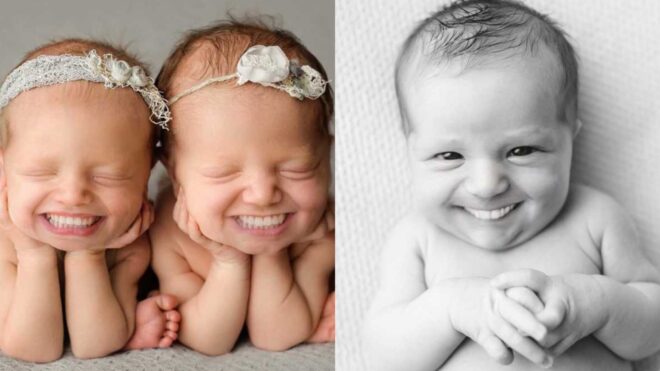 Baby with teeth