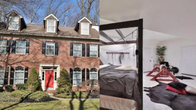 Sex dungeon house 50 shades of grey house
