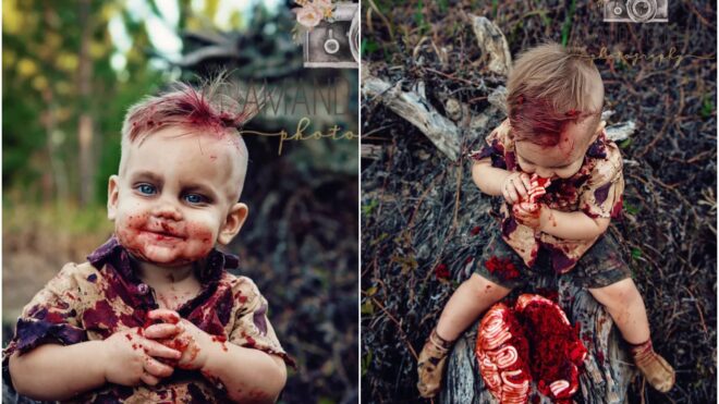 zombie cake smash