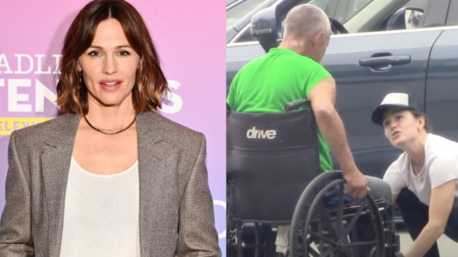Jennifer Garner homeless man