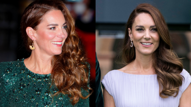 Kate Middleton in evening gowns