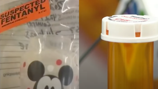 baby bottle and fentanyl
