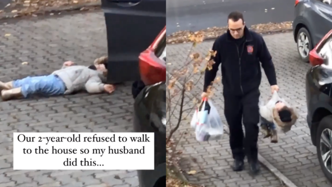 Toddler tantrum