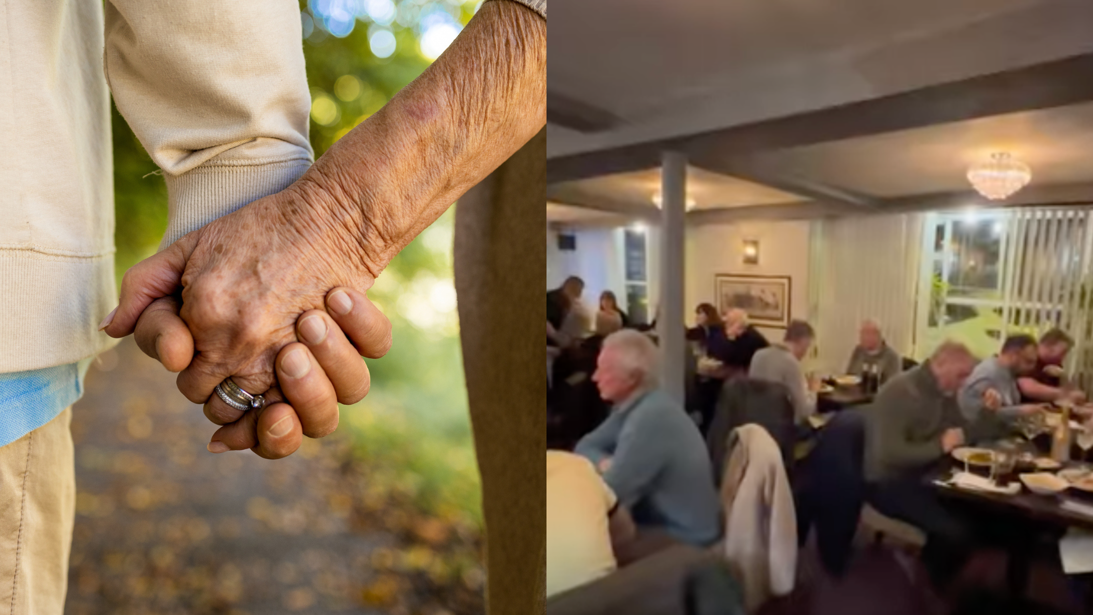 Elderly husband and wife