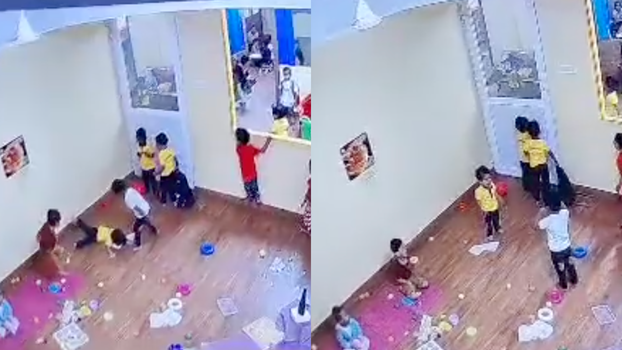 Preschool video footage of Toddler Bully