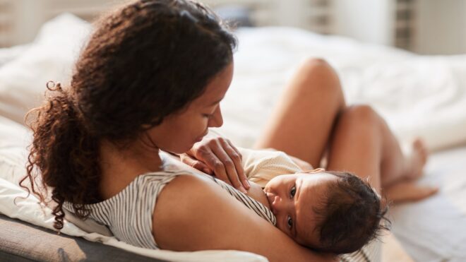 Breastfeeding mom