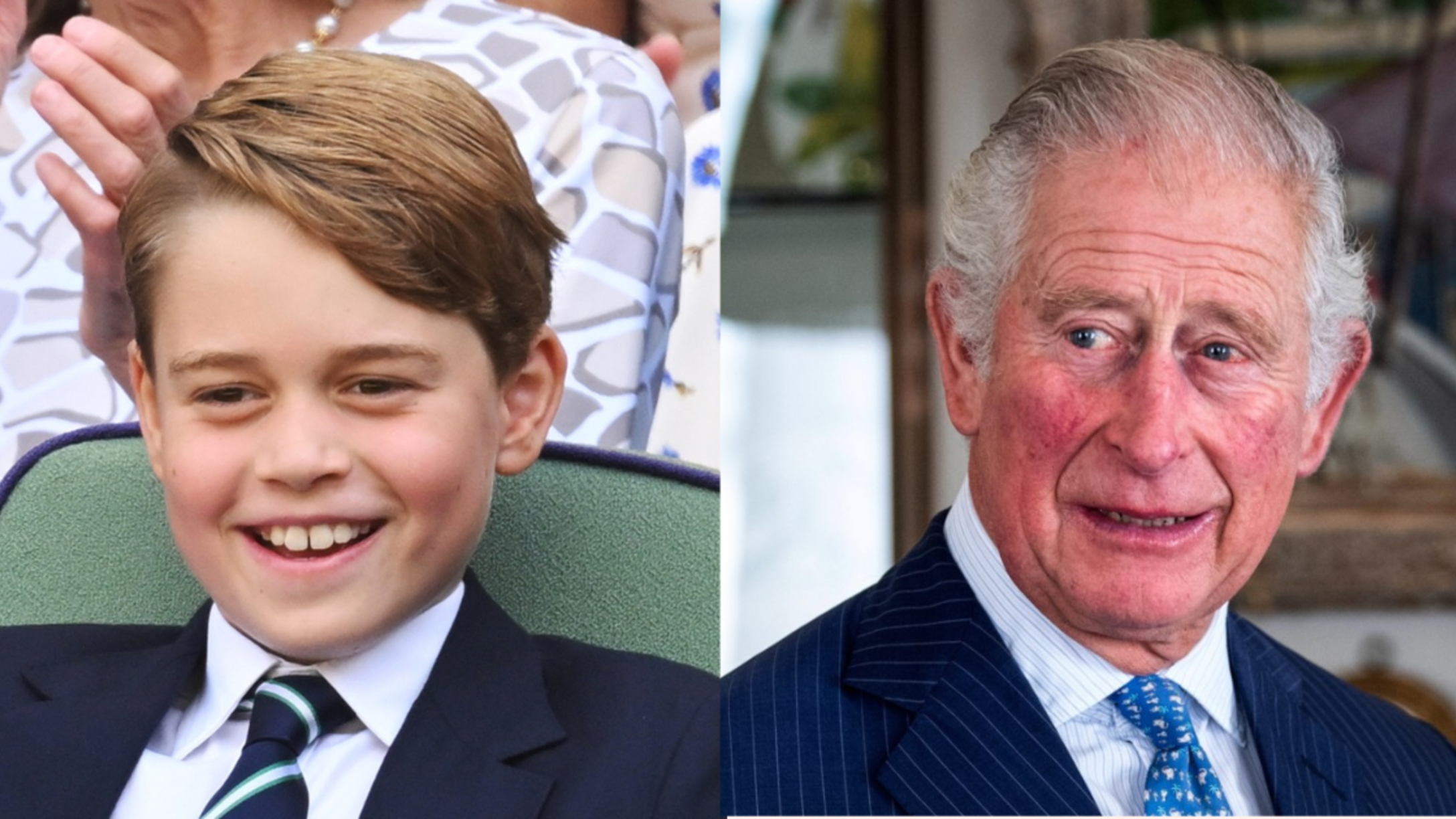 Prince George and King Charles
