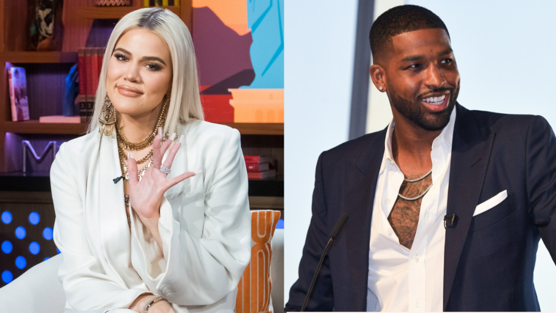 Khloe Kardashian and Tristan Thompson