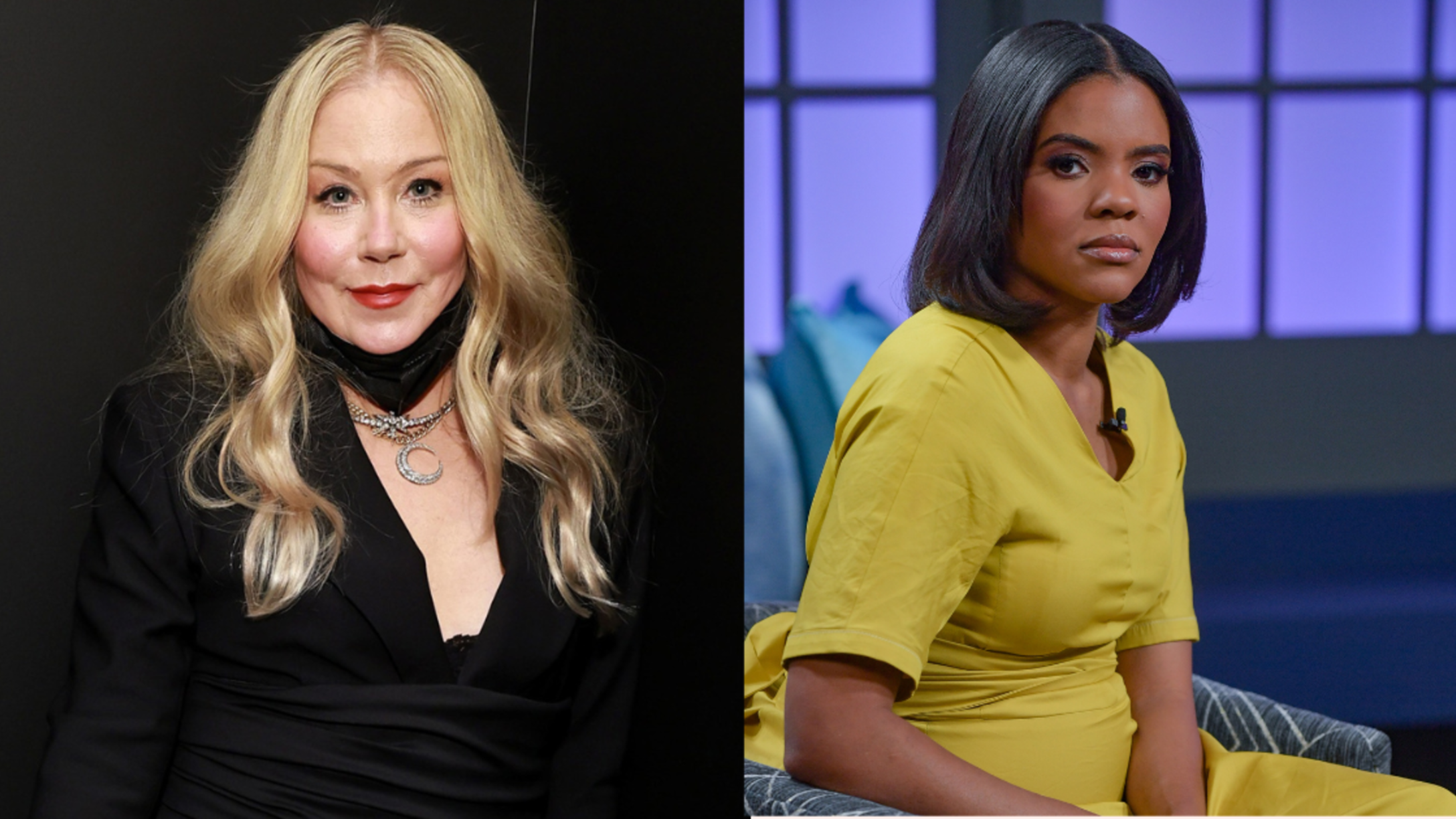 Christina Applegate and Candace Owens
