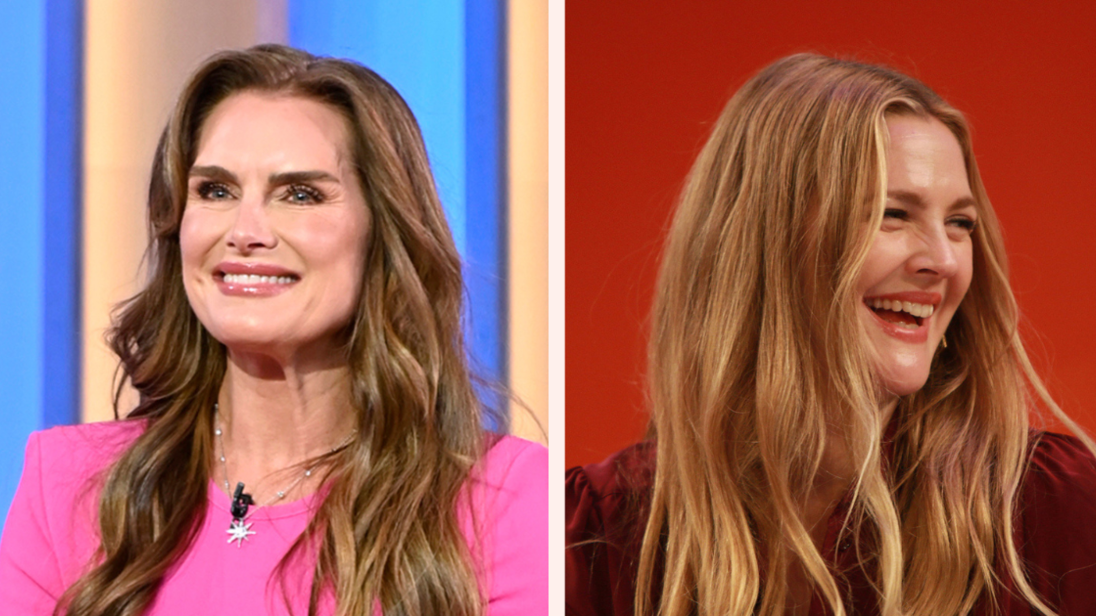 Drew Barrymore and Brooke Shields