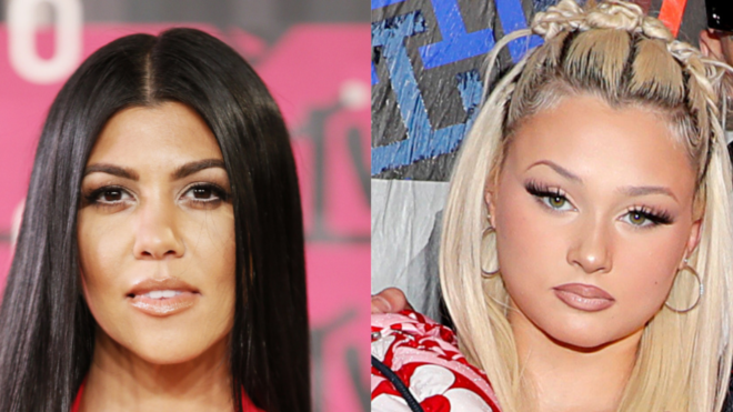 Kourtney Kardashian and Alabama Barker
