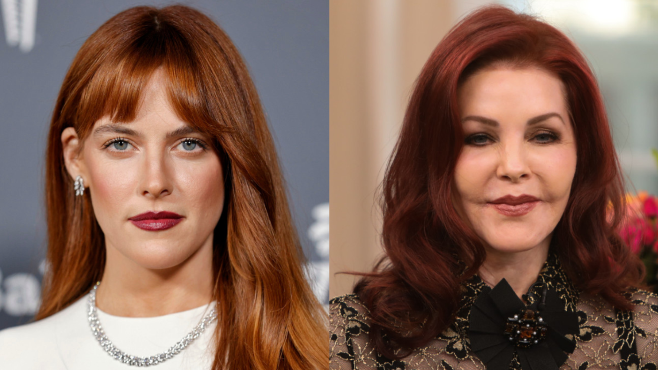 Riley Keough and Priscilla Presley