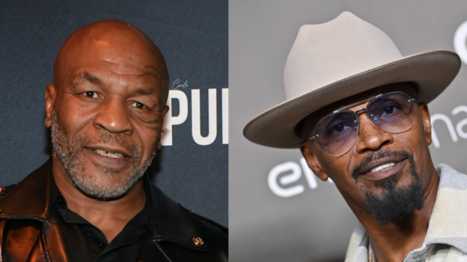Mike Tyson and Jamie Foxx