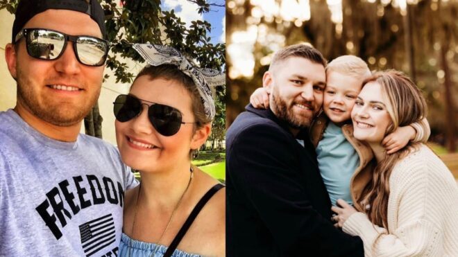 Taylor Odlozil and wife