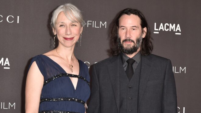 Alexandra Grant and Keanu Reeves