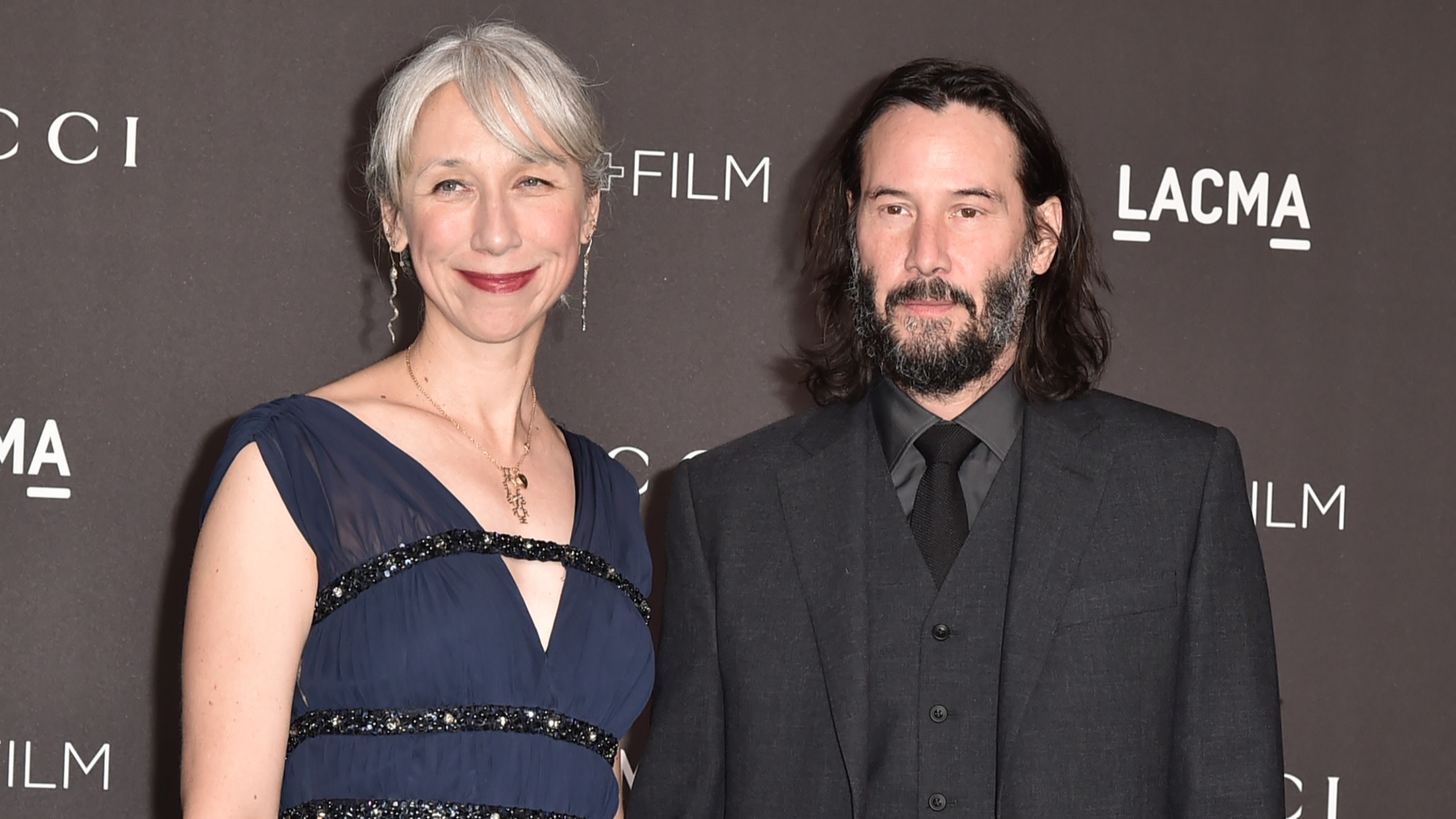Alexandra Grant and Keanu Reeves