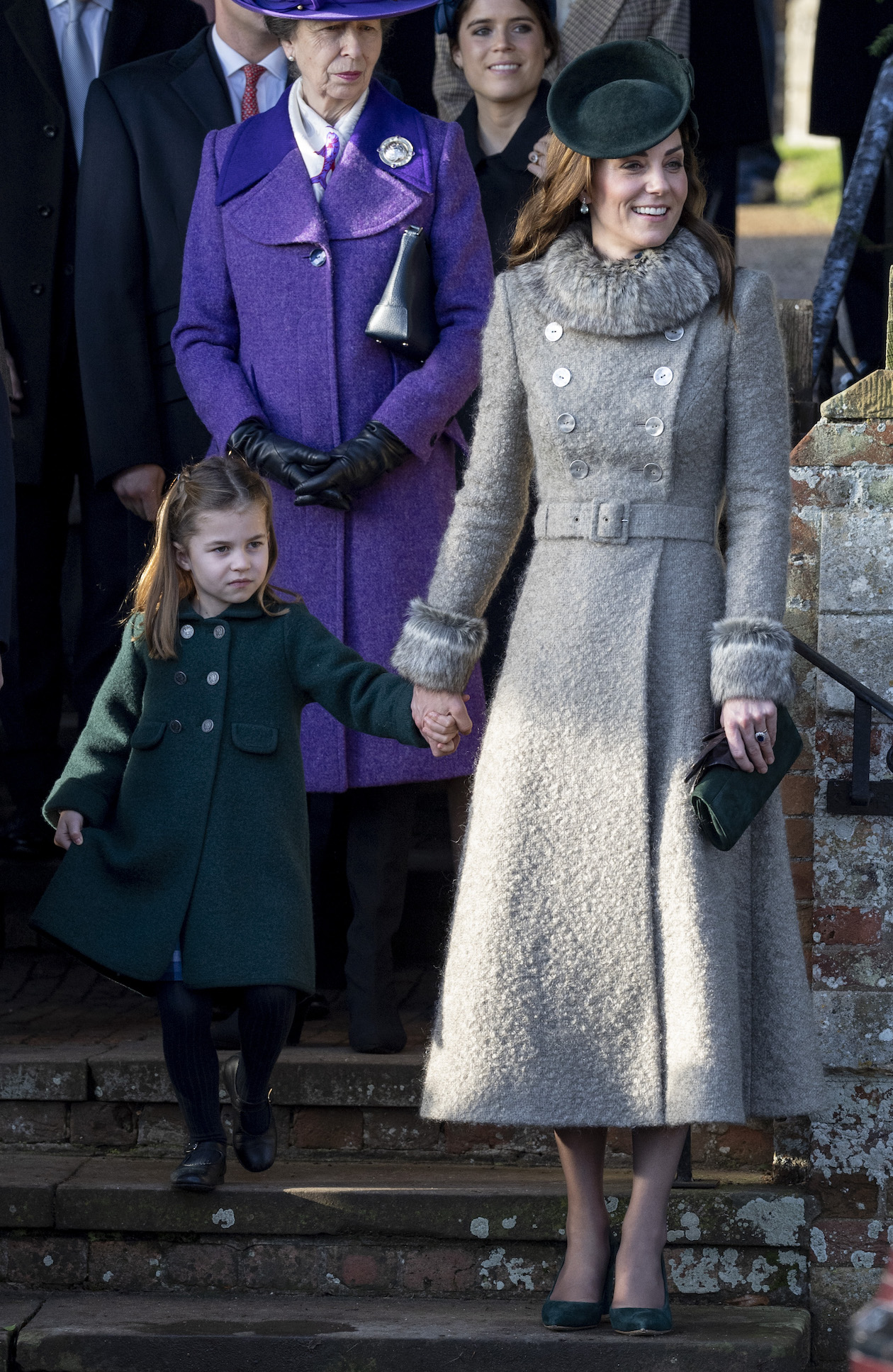 The Royal Family Attend Church On Christmas Day