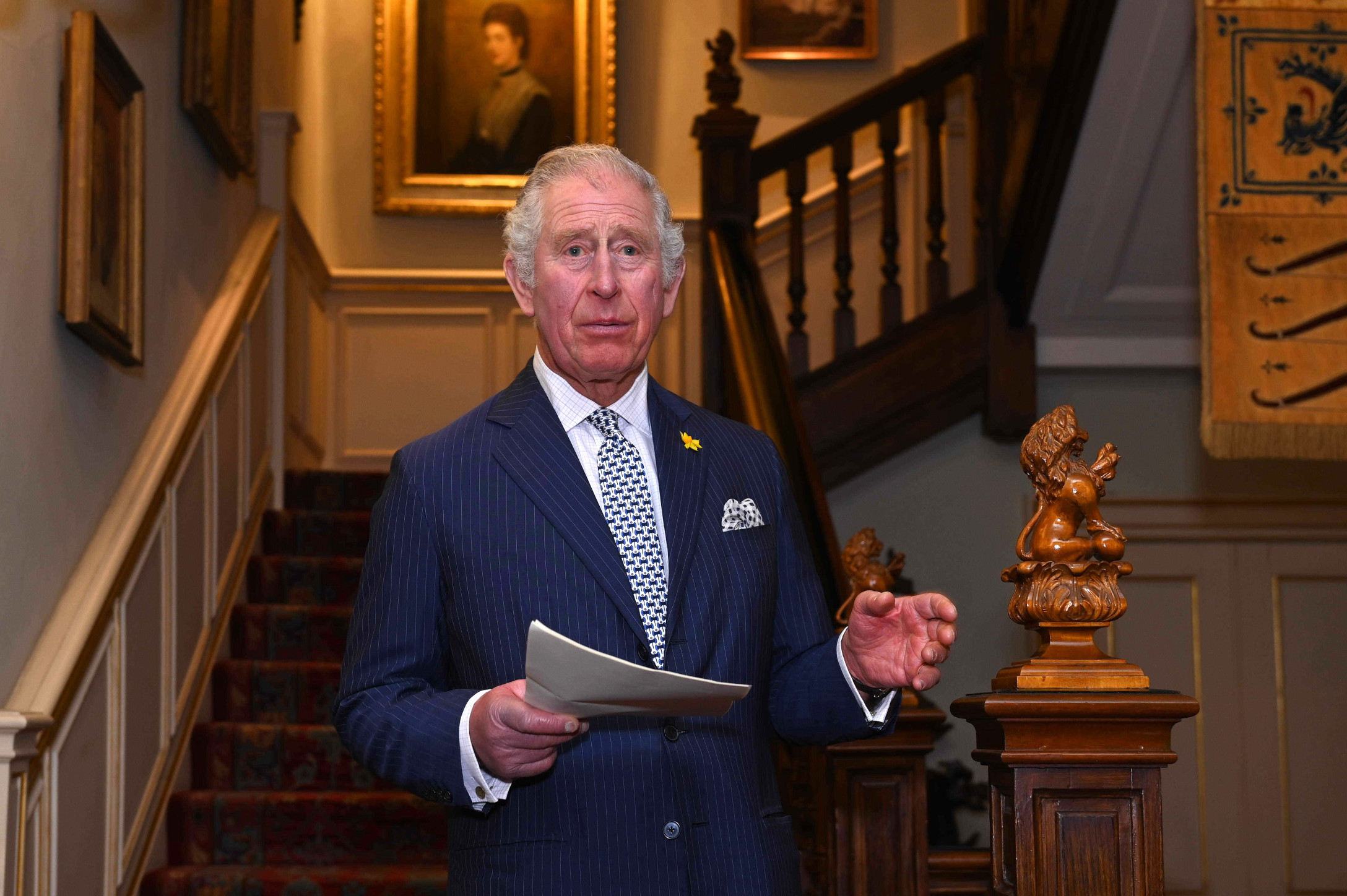 King Charles in Clarence House