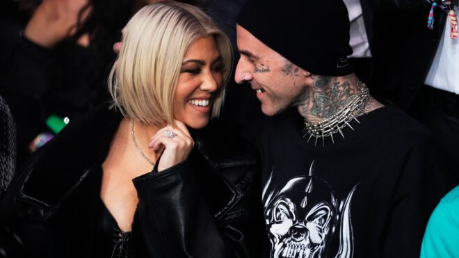 Kourtney Kardashian and Travis Barker