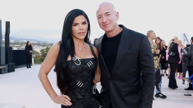 Lauren Sánchez and Jeff Bezos