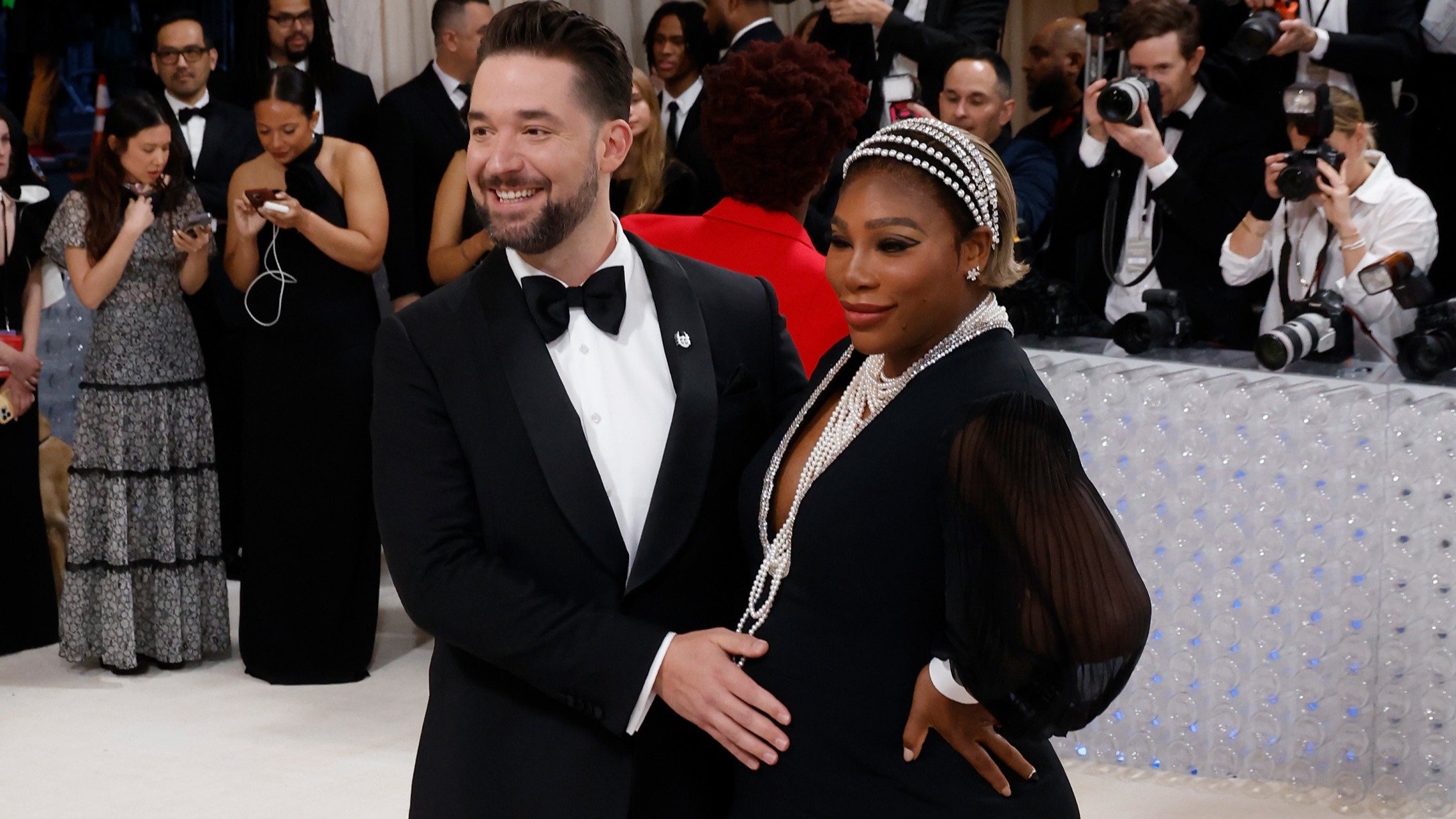 Alexis Ohanian and Serena Williams