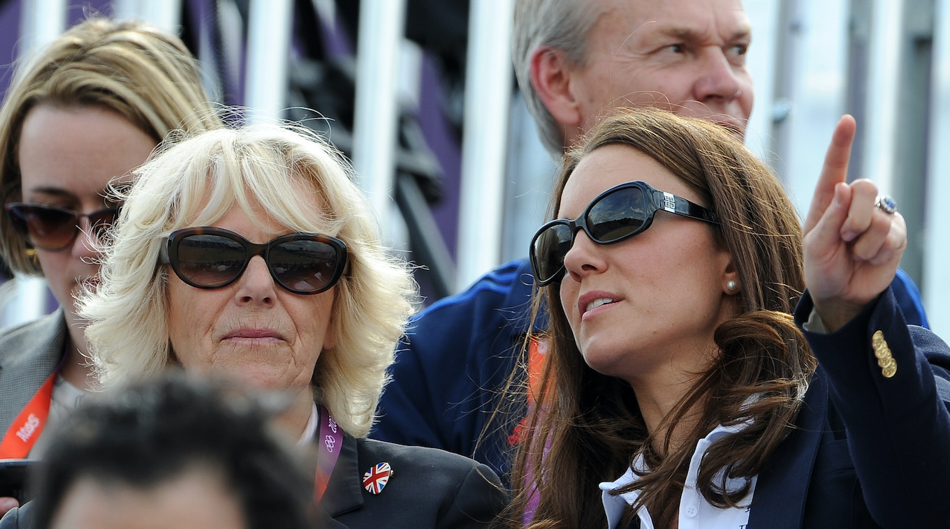 Camilla Parker Bowles and Kate Middleton