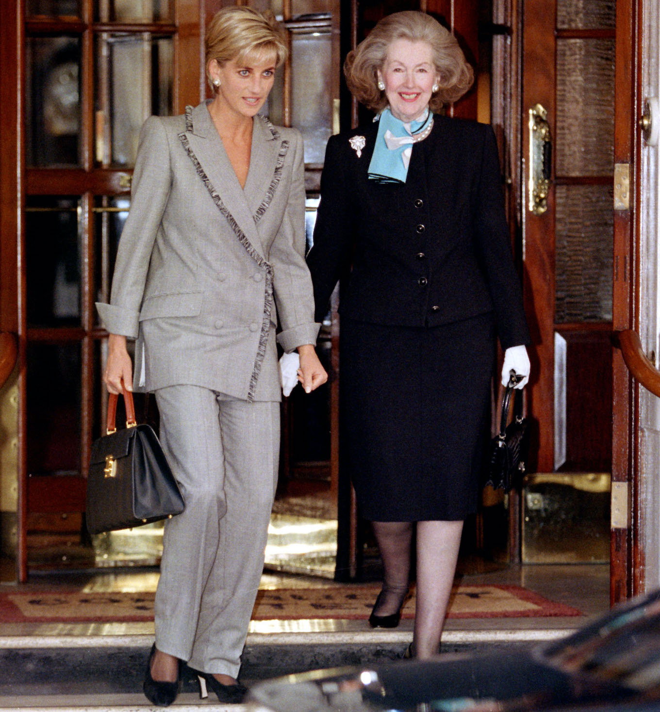 The Princess Of Wales Has Lunch With Raine Spencer