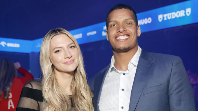 Allison Kucharczyk and Isaac Rochell