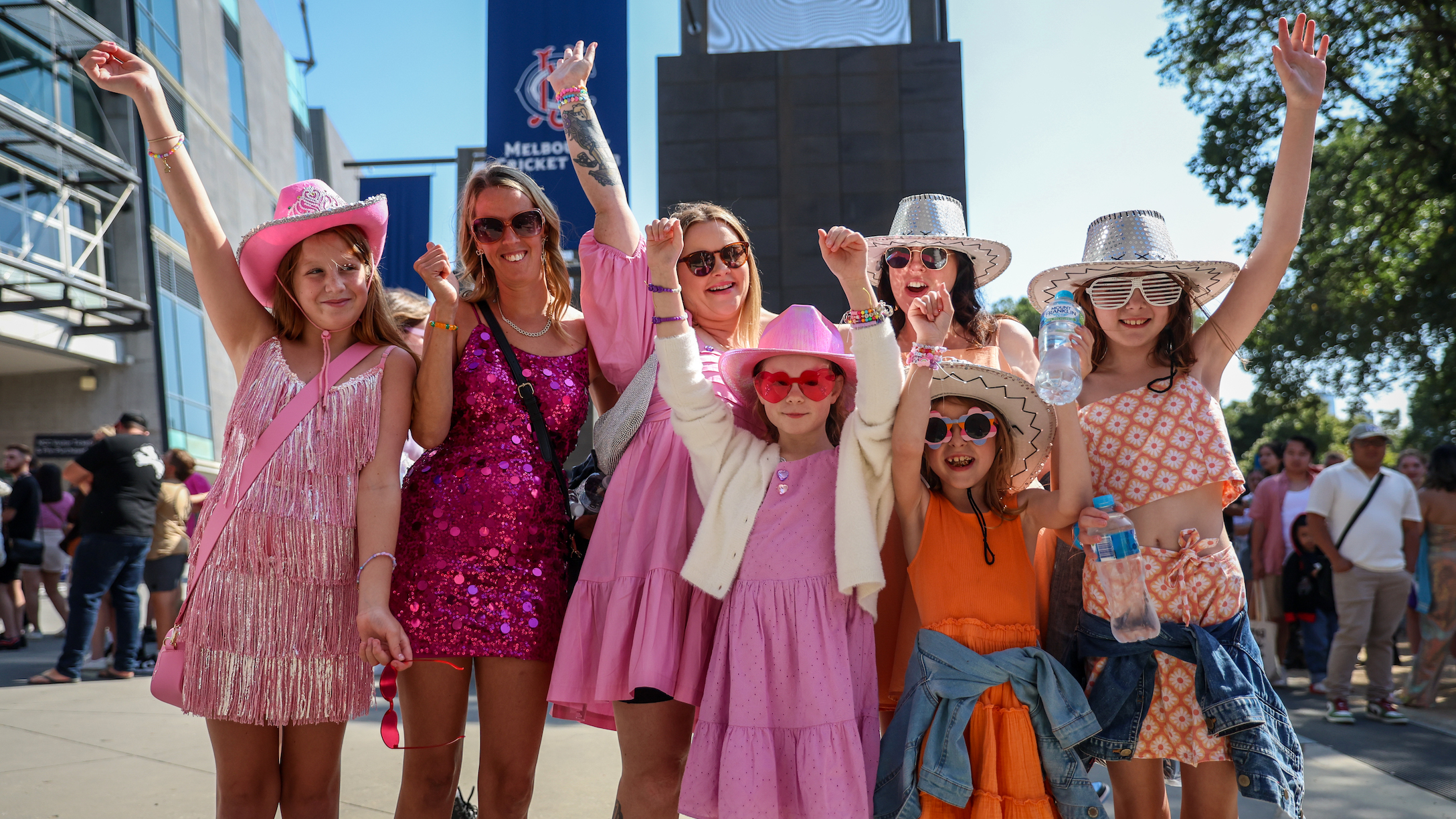Fans at Taylor Swift's Eras Tour