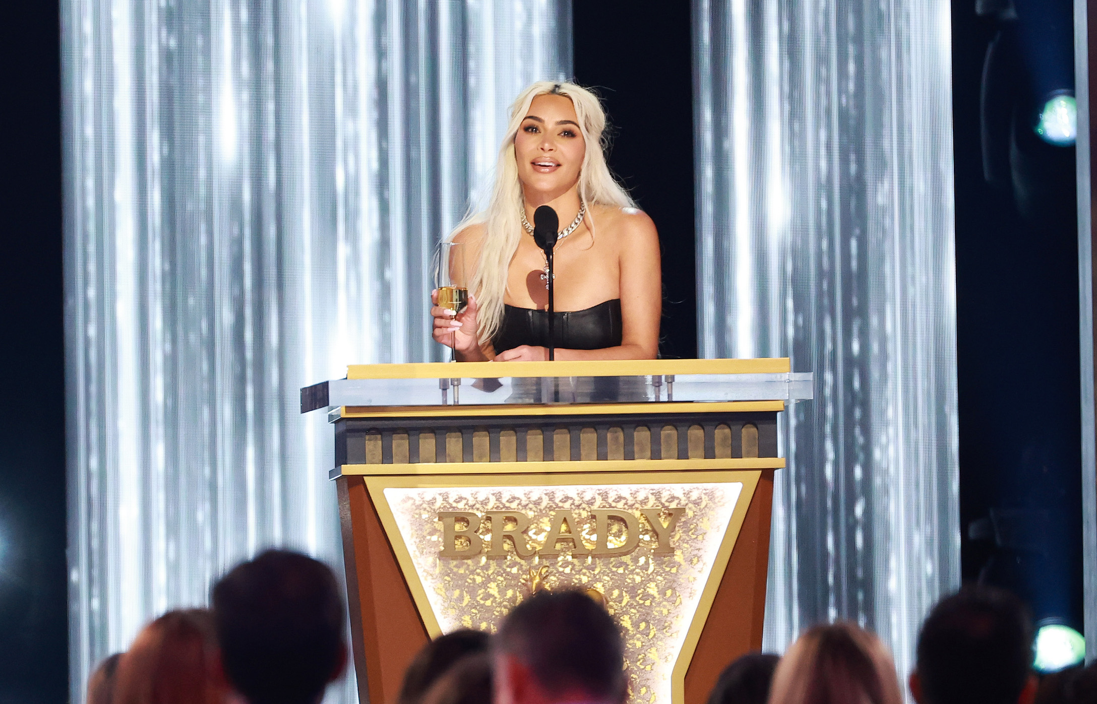 Kim Kardashian at Tom Brady roast