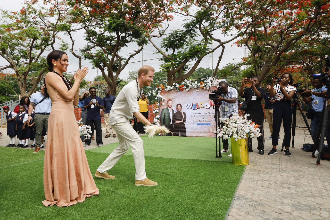 The Duke and Duchess of Sussex Visit Nigeria - Day 1