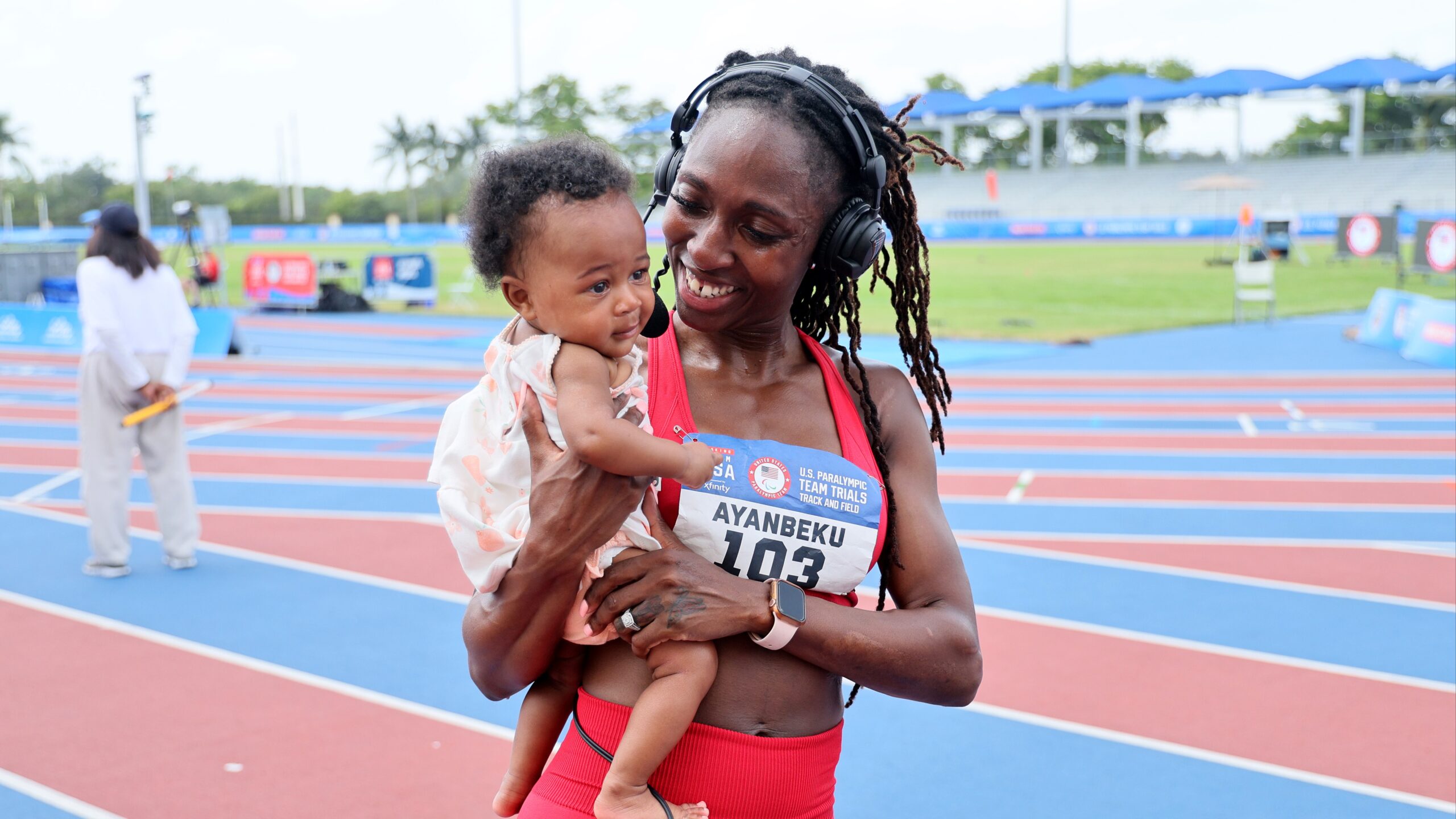 Femita Ayanbeku and daughter