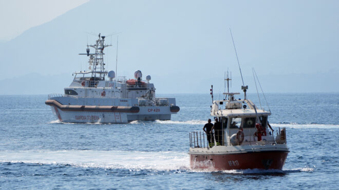 ships on water