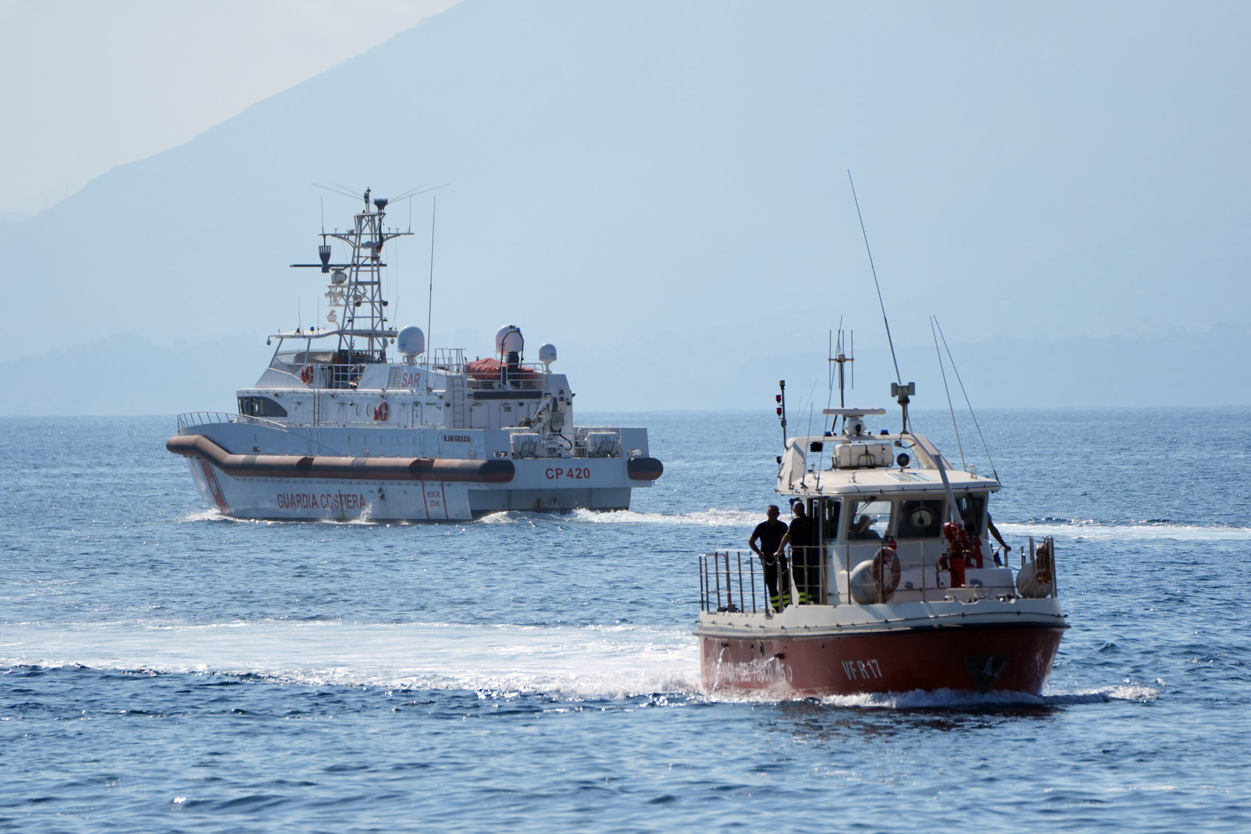 ships on water
