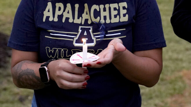 Apalachee candle vigil