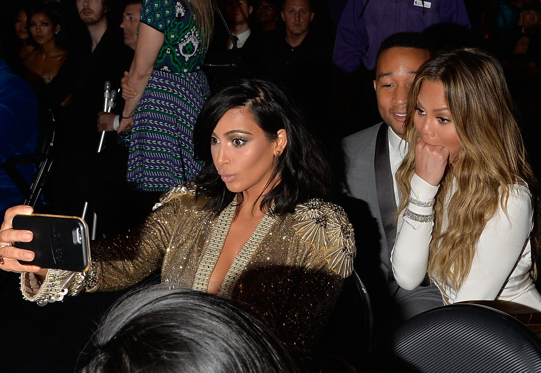 Kim Kardashian John Legend Chrissy Teigen